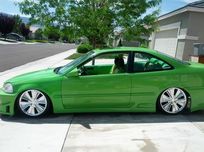 Stock photo of green 1998 Honda Civic
