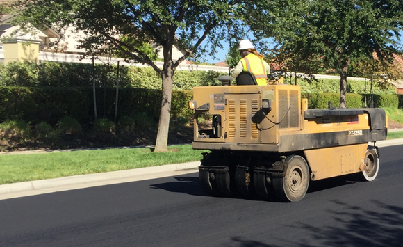 Resurfacing streets