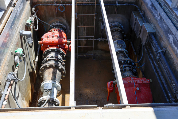 Woodcreek Intertie pipes