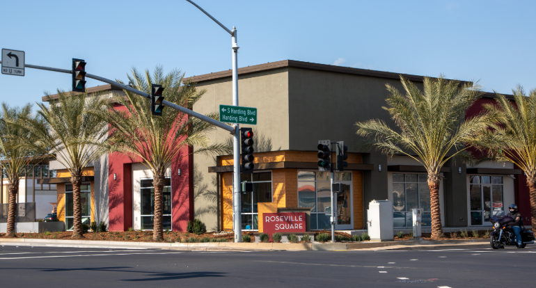 Roseville Square at the Harding Blvd and Douglas Blvd intersection