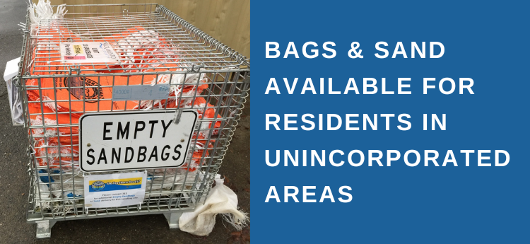 Bags and Sand available for unincorporated residents 