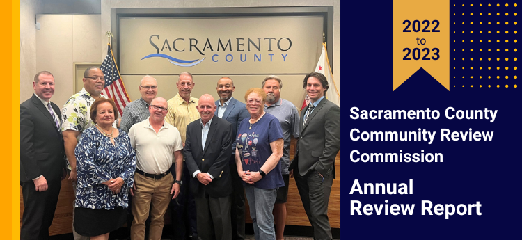 Sacramento County Community Review Commission Annual Review Report 