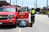 Salinas fire paramedics and their gear