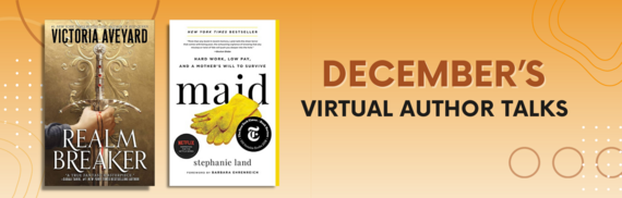 Virtual Author Talks: Victoria Aveyard and Stephanie Land