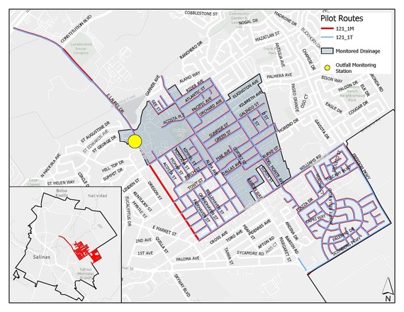 Map of Acosta Plaza neighborhood