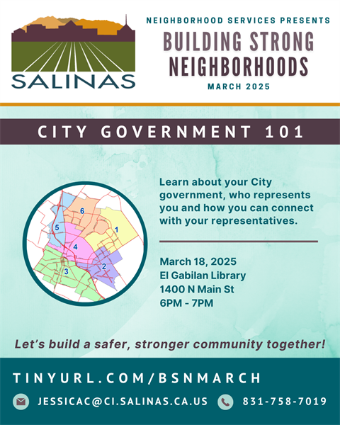 Neighborhood Services Presents: Building Strong Neighborhoods