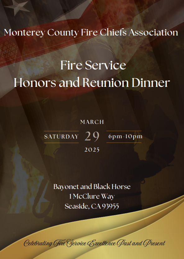Monterey County Fire Service Awards and Reunion Event