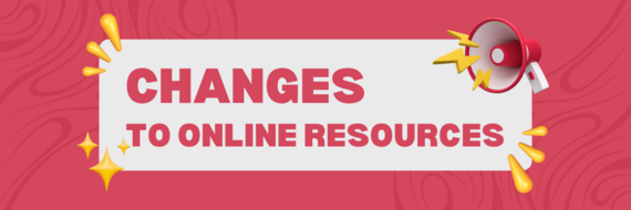 Changes to Online Resources