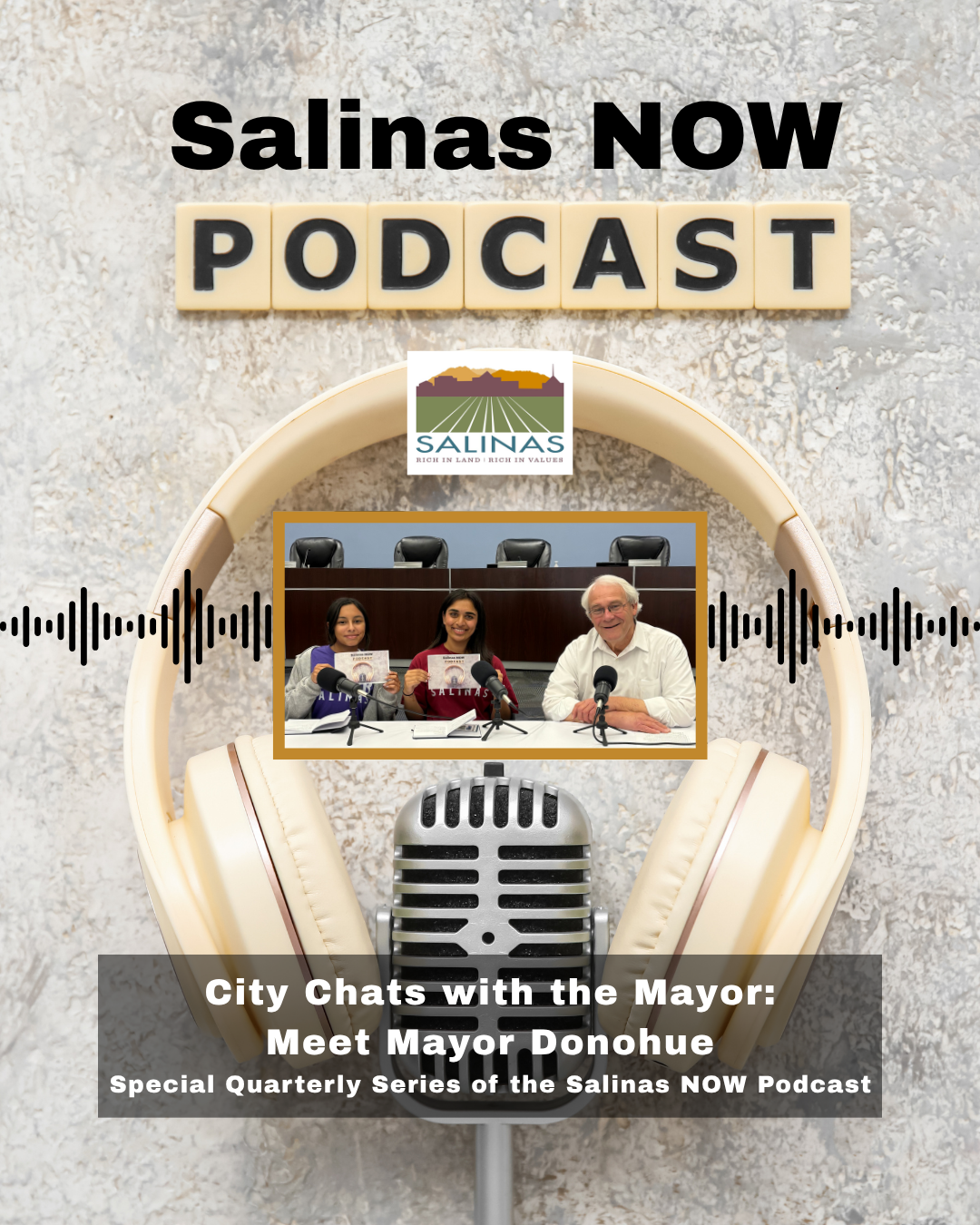 episode flyer for city chats with the mayor
