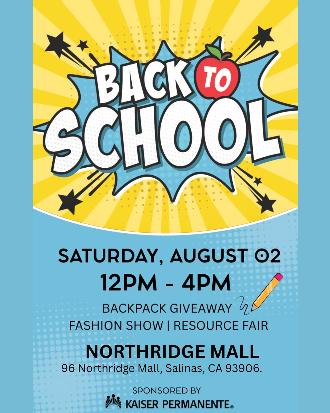 Back to School Event