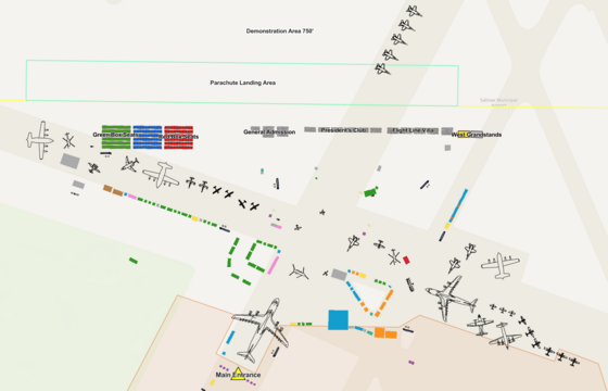 Airshow Site Map