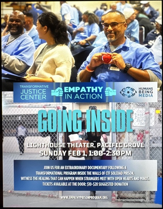 Flyer for empathy in action film screening