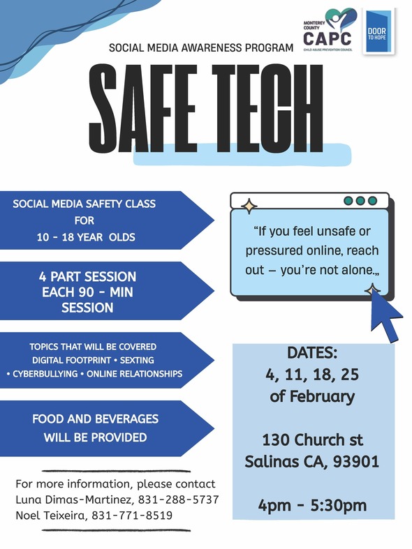 Social Media Awareness Feb Flyer