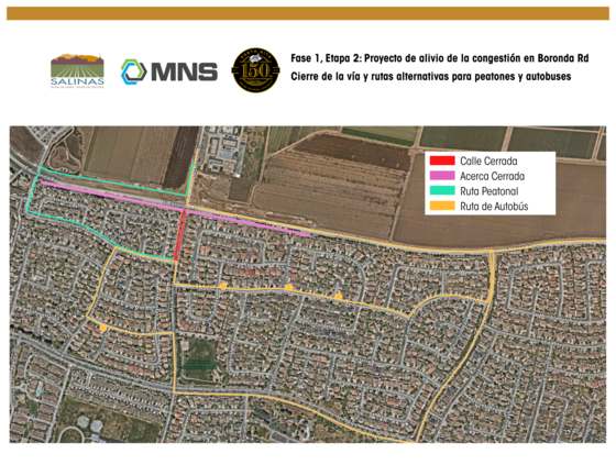 Boronda Stage 2 Map in Spanish