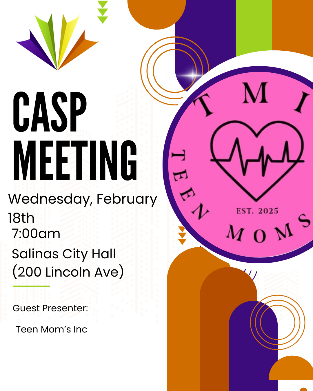 CASP Meeting Flyer