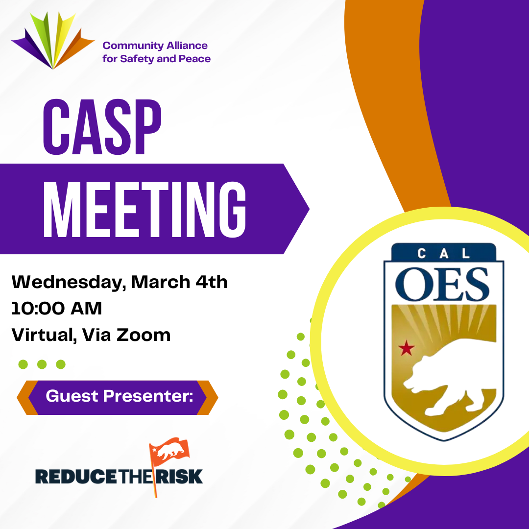 CASP Meeting Flyer