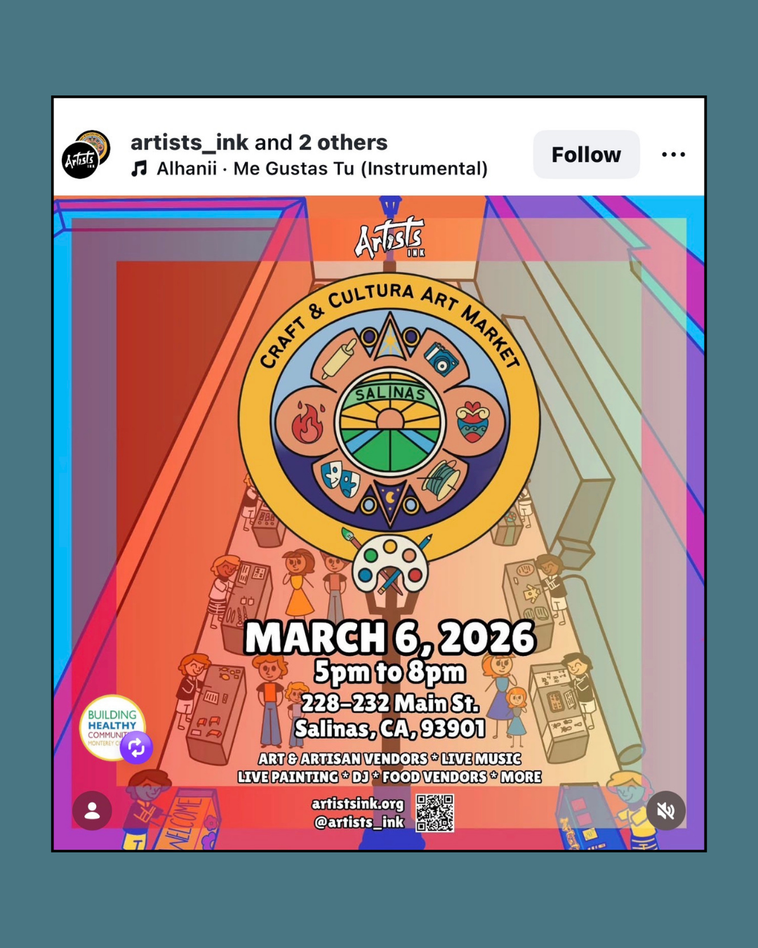 Artist Ink Event Flyer 