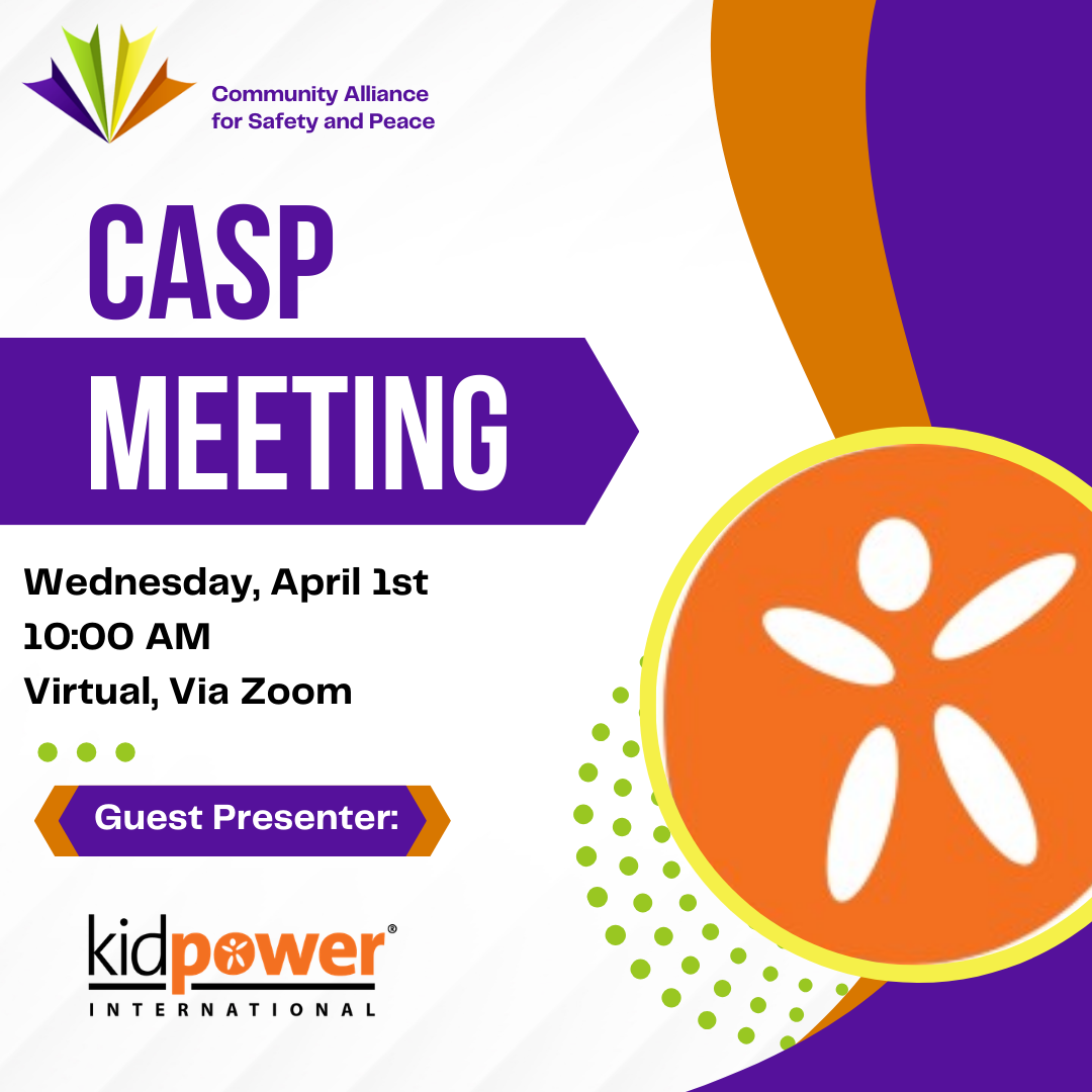 CASP meeting flyer
