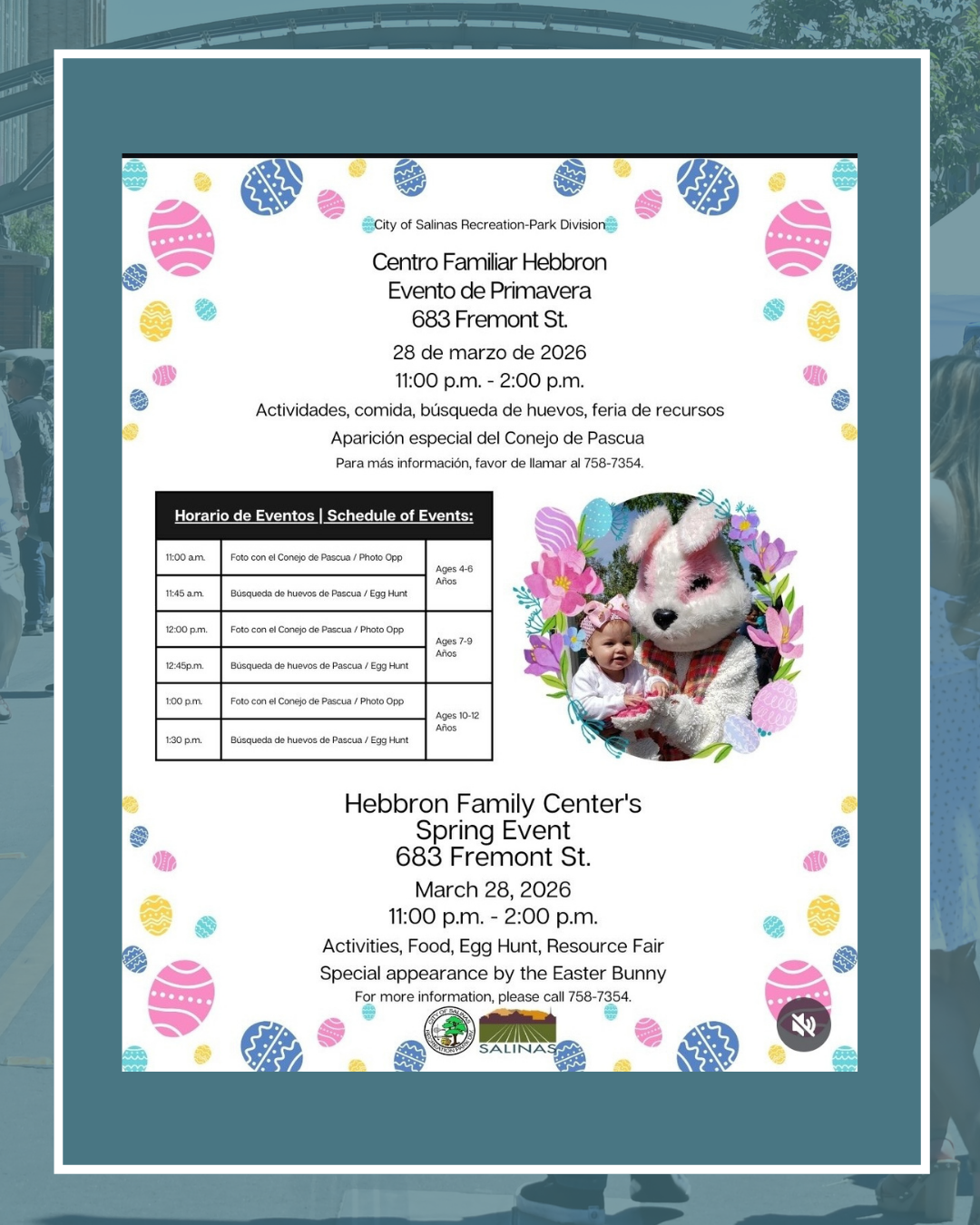 Join us at the Hebbron Family Center March 28,2026 11pm to 2pm easter egg hunt, 683 Fremont st. 