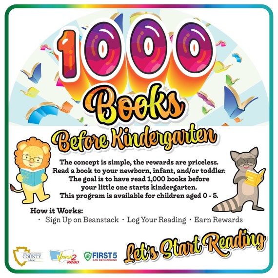 1000 books before kindergarten library