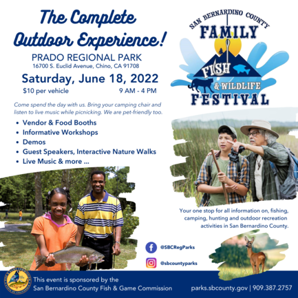 Family Fish and Wildlife Festival Regional Parks
