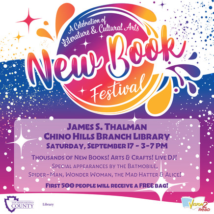 New Book Festival Chino Hills 2022