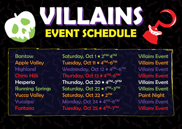 Villains Library Event