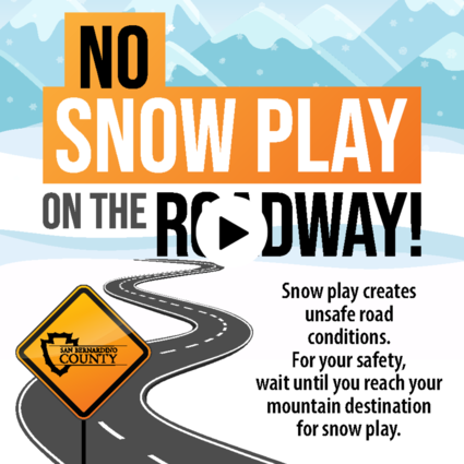 No Snow Play on the Roadway 2022