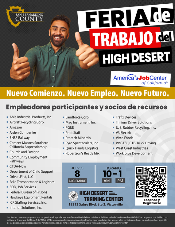 Job Fair high desert spanish