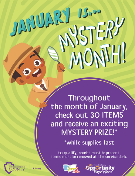 Mystery Month County Library