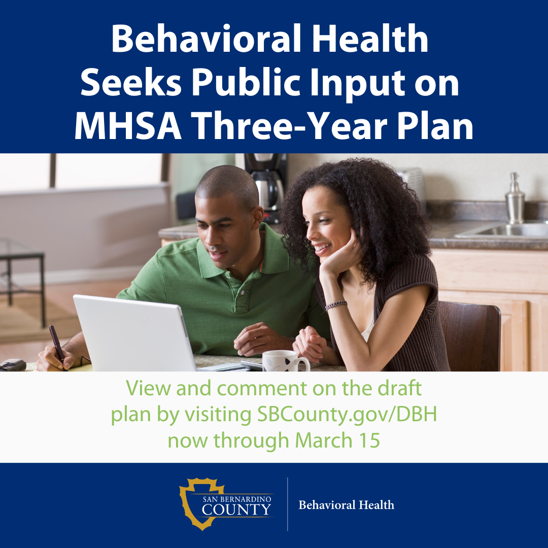 Behavioral Health seeks public input on mental health services plan