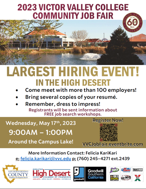 Be a part of the largest hiring event in the High Desert!
