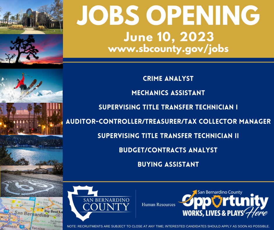 Jobs Opening 6.10.23