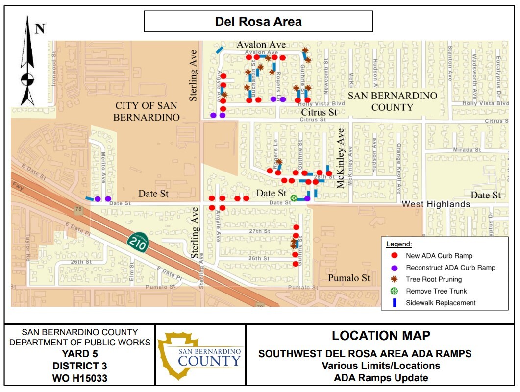 Del Rosa Improvements