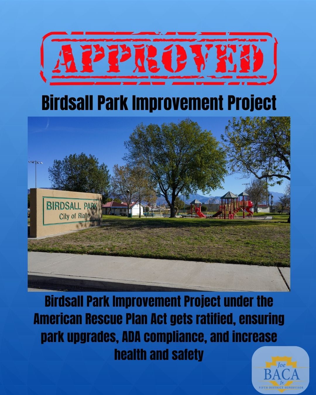 Birdsall Park Improvement Project
