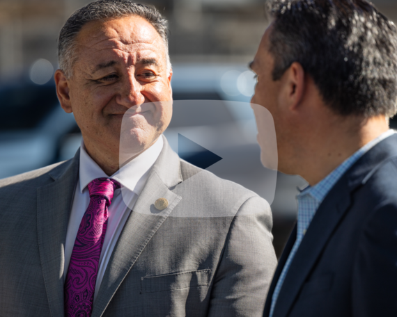 Congressman Aguilar Shelter Unveiling