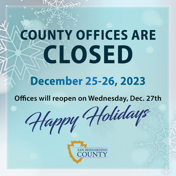 Holiday closure