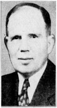 A black and white photo of John Batchelor, County Treasurer from 1924-1942.