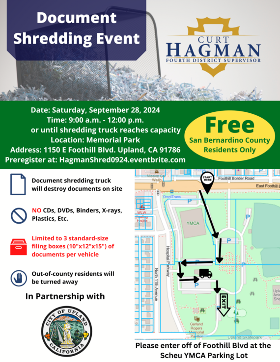 Hagman September Upland Shredding Event