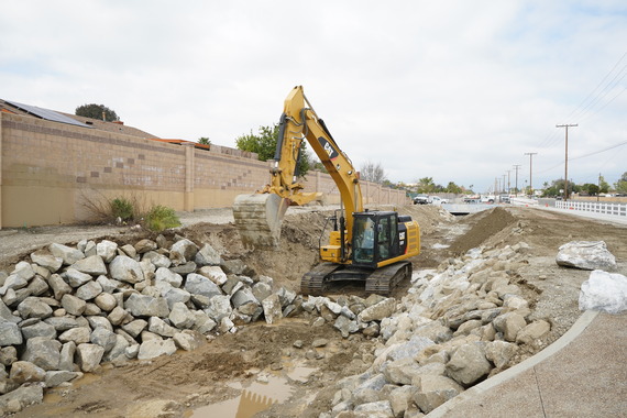 Flood Control Channel Work Rialto