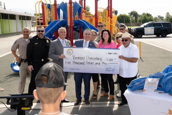 2024 Backpack Giveaway Check Presentation