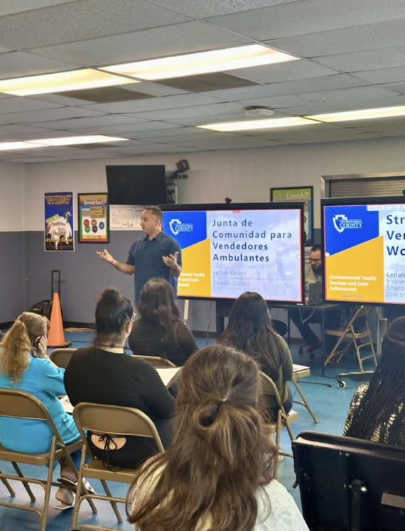 Supervisor Baca Attending Street Vendor Workshop