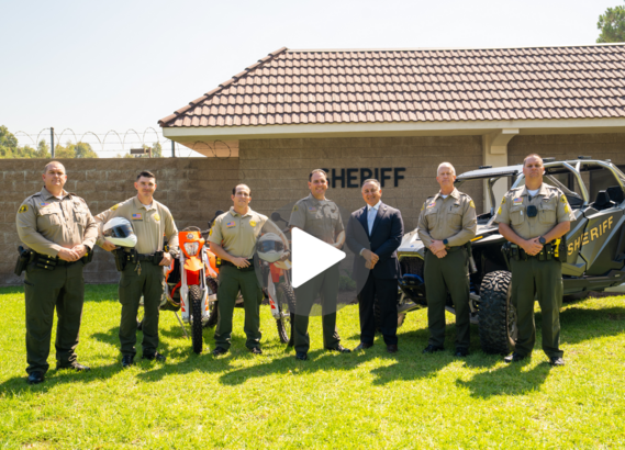 Fontana Sheriff's Off Highway Vehicle Unveiling Video