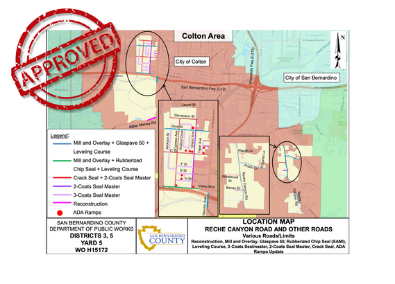 Reche Canyon Road Project Approved