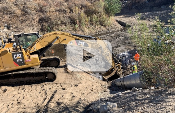 County prepares area in Line Fire burn scar for possible flooding, mudflows 