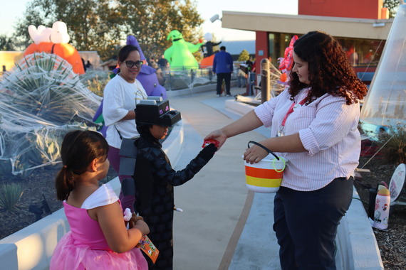 Halloween rooftop event success at Highland Library