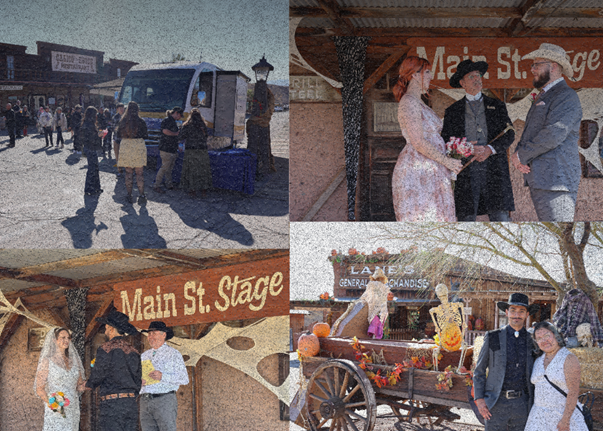 Calico Ghost Town hosts spooky weddings on Halloween Day