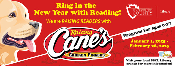 Rasing Canes Reading Program