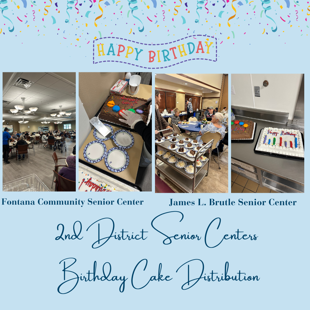 Senior Cake Distribution