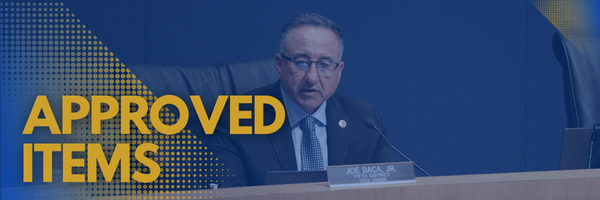 Approved Items Heading 2025